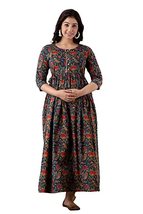 Attractive Pregnant / Maternity Women Kurti Gown Suit Easy baby Feeding ... - £27.80 GBP