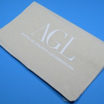 AGL Attilio Giusti Leombruni Drawstring Dust Bag Linen/Beige 13 1/2&quot; x 1... - £11.97 GBP