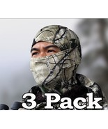 3 PACK Camouflage Men&#39;s Balaclava Face Mask UV Wind Protection REAL ARCT... - $391.25 MXN