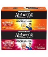 Airborne Zesty Orange Very Berry 1000mg Vitamin C+ Immune Support 36 Eff... - $298.72 MXN