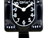 Classic Black Kit-Cat Klock/With Pink Bow  (15.5″ high) - £67.66 GBP
