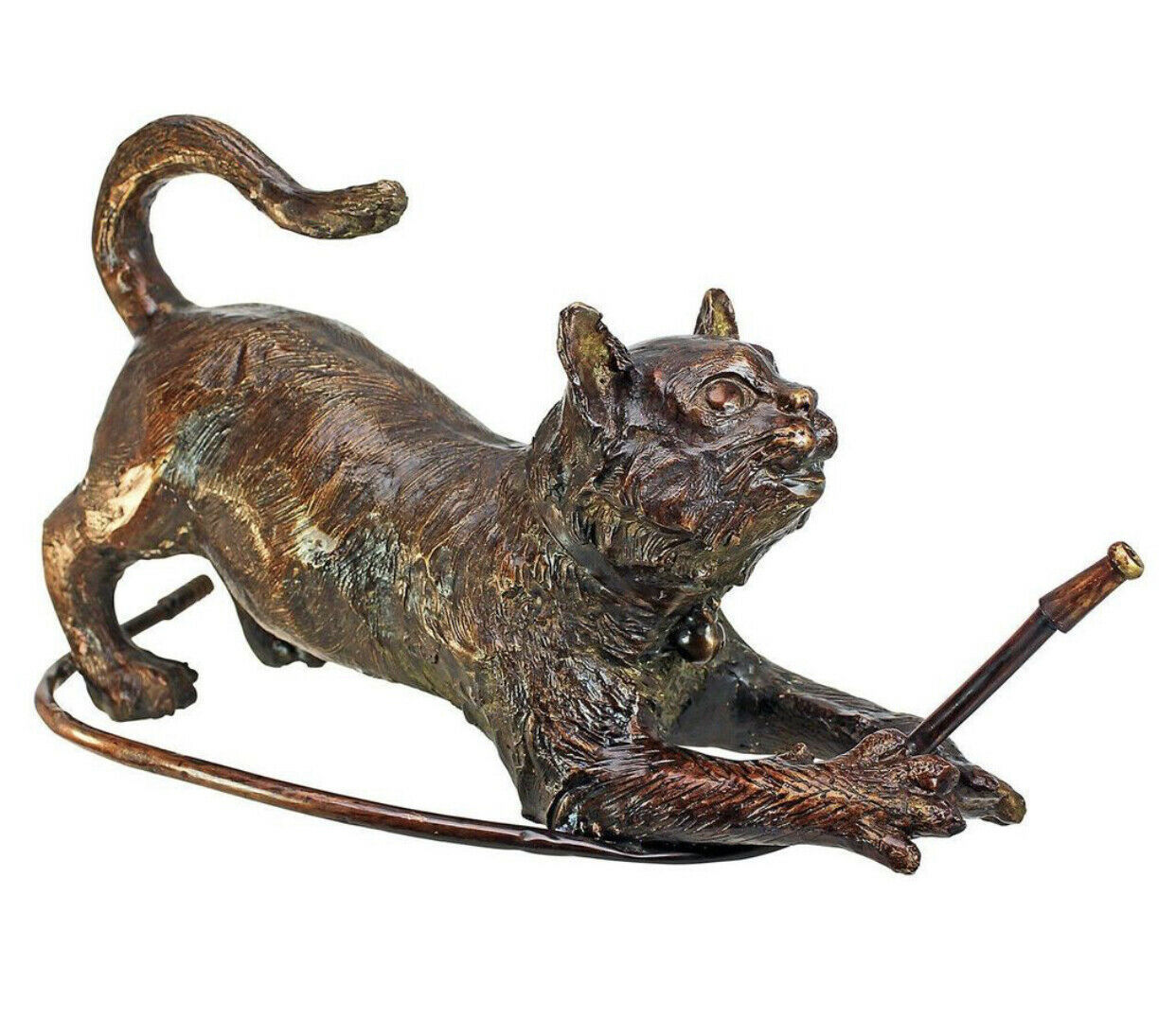 Raining Cats Piped Bronze Garden Statue (gf) - $1,485.00