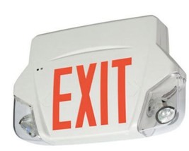 Thomas Betts EMERGI-LITE LED MR16 Lamps Thermoplastic Combo Battery &amp; Exit Sign - £146.59 GBP