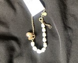 Ann Taylor Loft Asymetrical Pearl with charms Bracelet NWT Gorgeous! - $26.88