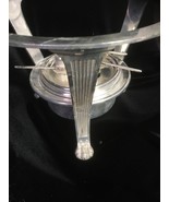 Round Silver Plated Chafing Stew / Soup Bowl Holder w/ burner - €20,43 EUR