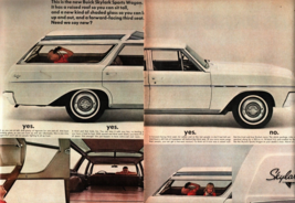 1964 Buick Skylark Sports Station Wagon 383 Wildcat V-8 2-Page Vintage P... - $24.11