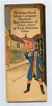 Westmoreland Glass Company Handmade Reproductions Early American Catalog... - $13.86