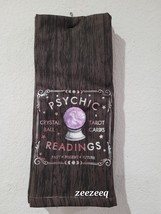 Cynthia Rowley hALLOWEEN Crystal Ball Fortune Teller Kitchen Towels Set ... - $20.99