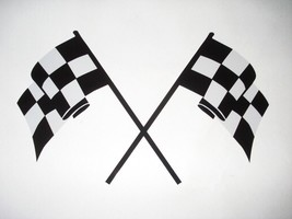3M LARGE 18&quot; Scotch-Cal Film Finish-Line Vinyl Checkered Race Flag Decal... - £4.47 GBP
