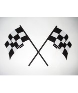 3M LARGE 18&quot; Scotch-Cal Film Finish-Line Vinyl Checkered Race Flag Decal... - £4.41 GBP