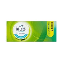 Lil-lets Non-Applicator Tampons Super Plus Absorbancy - 32 Tampons  - $9.61 CAD