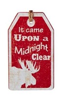 Kurt Adler Wooden Vintage Nature Tag Ornament &quot;It Came Upon A Midnight Clear&quot; - £3.83 GBP