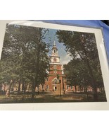 Vintage Poster Art Print 16”x20” Independence Hall Commodore Barry Statu... - £10.98 GBP