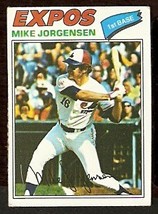 Montreal Expos Mike Jorgensen 1977 Topps Baseball Card # 368 Vg - £0.39 GBP