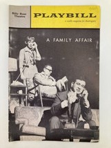 1962 Playbill Billy Rose Theatre Shelley Berman in A Family Affair - £30.37 GBP