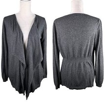 Boden Open Sweater Waterfall Cardigan Gray 10 Lightweight - $29.69