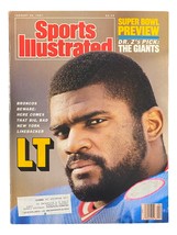 Lawrence Taylor New York Giants Sports Illustrated Magazine January 26,1987 - £15.49 GBP