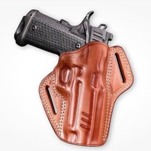 Fits Sti Staccato P 2011 9mm 4.4”Barrel Belt Holster Open Top #1556# RH - £49.92 GBP