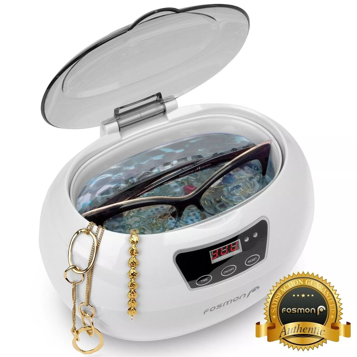Stainless Steel Ultrasonic Cleaner Jewelry Watch Glasses Coin Cleaning M... - $164.34 CAD