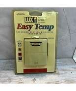 LUX Easy Temp T101143 Mechanical Heating and Cooling Thermostat Open Box - $17.87