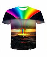 Personality Fashion Design T-Shirt 3D Print Short Sleeve Tee Top Summer ... - $323.48 MXN