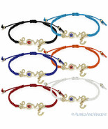 Love Word Horseshoe Evil Eye Turkish Nazar Greek Kabbalah Charm Macrame ... - €11,93 EUR+