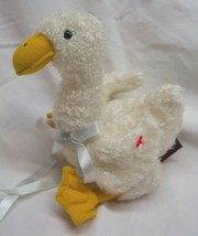 TY Attic Treasures JOINTED WHITE GOOSE 8&quot; Plush STUFFED ANIMAL Toy 1993 - $14.85