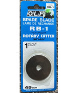 Olfa Rotary Cutter Spare Blade RB-1  &quot;RTY-2/G&quot;  45mm New in sealed Pkg J... - $10.00