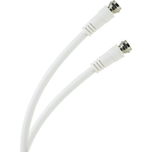 GE 12-ft 18 Awg Rg6 White Coax Cable Coil - $11.84