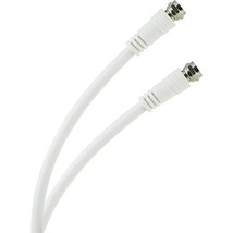 GE 12-ft 18 Awg Rg6 White Coax Cable Coil - $11.84