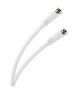 GE 12-ft 18 Awg Rg6 White Coax Cable Coil - $225.04 MXN