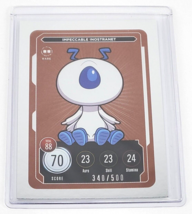 Impeccable Inostranet Vee Friends Compete And Collect Card Zero Cool 340/500 Rare - $75.55