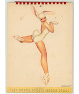 1947 Fawcett Complete Calendar ~ George Petty Pin-Up Girl Art / Petty Girls - €256,18 EUR