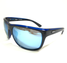 REVO Sunglasses RE1023 15 REMUS Black Blue Wrap Frames with blue Mirror ... - $139.25