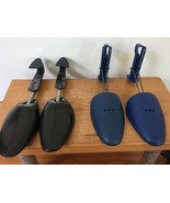 Pair Set Vtg Plastic Adjustable Sizes Mens Shoe Shapers Trees Wideners S... - £19.65 GBP