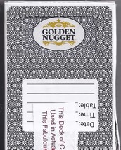Golden Nugget Hotel Las Vegas Playing Cards, Used, Sealed - £4.75 GBP