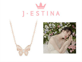 J.Estina Jestina La Poeme 14K Necklace (JJL1NQ2BS251R4420) Iu Korean Jewelry - £533.53 GBP