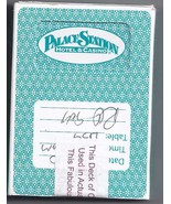PALACE STATION  Las Vegas Playing Cards Vintage Teal - $6.79 CAD
