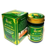 3 Pc Thai Herb Crocodile Herbal Balm Aloe Vera | Pain Relief, Bruise &amp; I... - $658.42 MXN