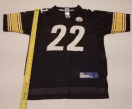Reebok NFL Youth L Pittsburgh Steelers Duce Staley #22 Jersey - Preowned, Cracki - £7.78 GBP