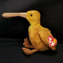 Ty Beanie Baby Beak the Kiwi Plush Bird Hang Tag Retired - $11.10