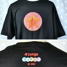 Zynga Employee Launch Bingo Star XXL T-Shirt size 2XL Mens Q1 2012 Casino Disco - $19.20