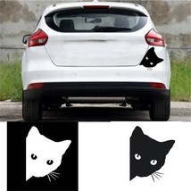 1 PC Cute  Funny Car Stickers Black White Cats Vinyl Car Window Decal - £59.58 GBP