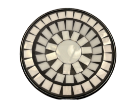 Trinket Dish Bowl Mosaic Tile 5.5 Inch Danish Denmark Scandinavian Marked Vtg - £18.38 GBP