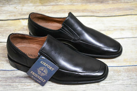 New Mens Brass Boot Black Leather Loafers Evan 7 M - £19.95 GBP