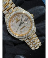 Luxury Watch Moissanite Diamond Watch 41mm - $980.00