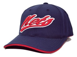 New Jersey Nets American Needle NBA Script Logo Adjustable Basketball Cap Hat - £12.93 GBP