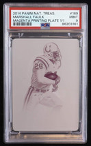 Marshall Faulk 2014 Panini National Treasures Printing Plates Magenta #1... - £78.07 GBP