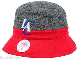 Los Angeles Clippers- Mitchell & Ness NBA Basketball Bucket Style Cap Hat- L/XL - £18.59 GBP