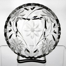 American Brilliant Floral and Leaves Cut Nappy Bowl, Antique ABP 6&quot; Well Cut - £15.98 GBP